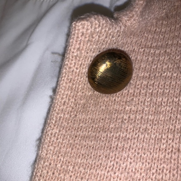 Vintage Montgomery Ward Cardigan, Taupe - Picture 5 of 6